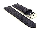 (image for) Synthetic Waterproof Watch Strap Toulon Blue 18mm