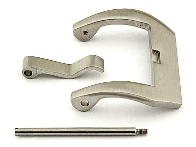 (image for) 26mm Stainless Steel Trapezium Buckle fitted by Screw - Brushed Finish (1)