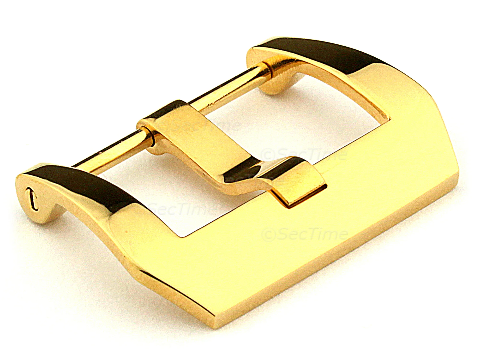 (image for) 20mm Yellow Gold Stainless Steel Trapezium Buckle fitted by Screw
