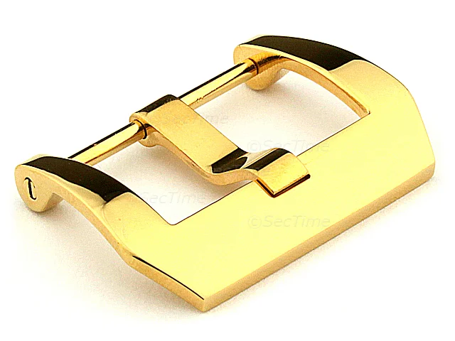 (image for) 20mm Yellow Gold Stainless Steel Trapezium Buckle fitted by Screw