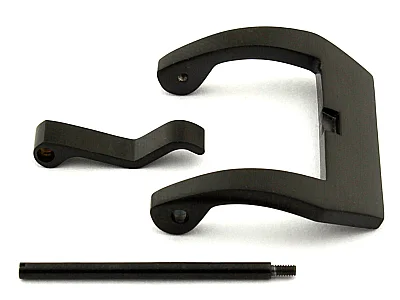 (image for) 26mm Black PVD Stainless Steel Trapezium Buckle fitted by Screw (1)