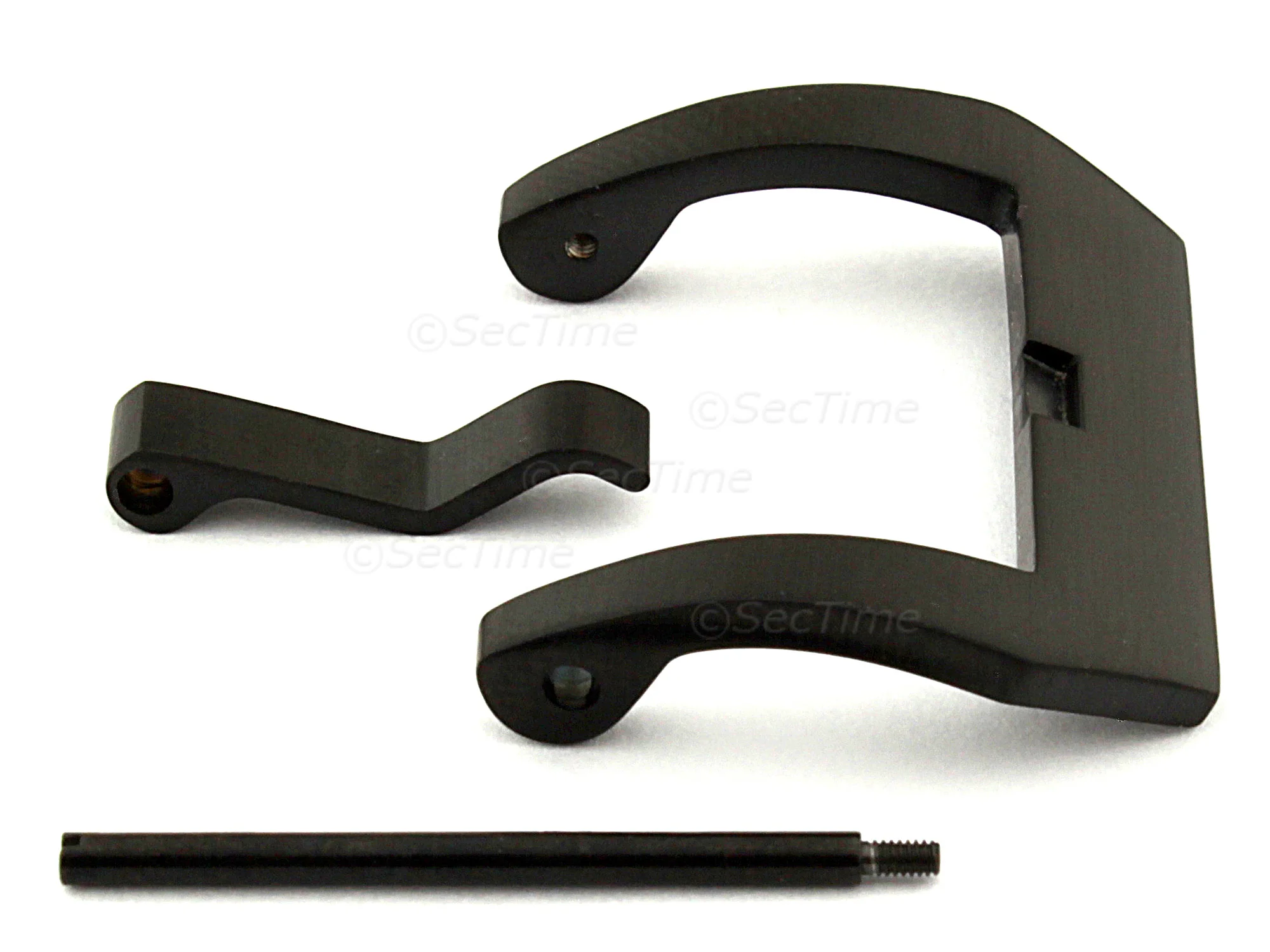 (image for) 26mm Black PVD Stainless Steel Trapezium Buckle fitted by Screw (1)