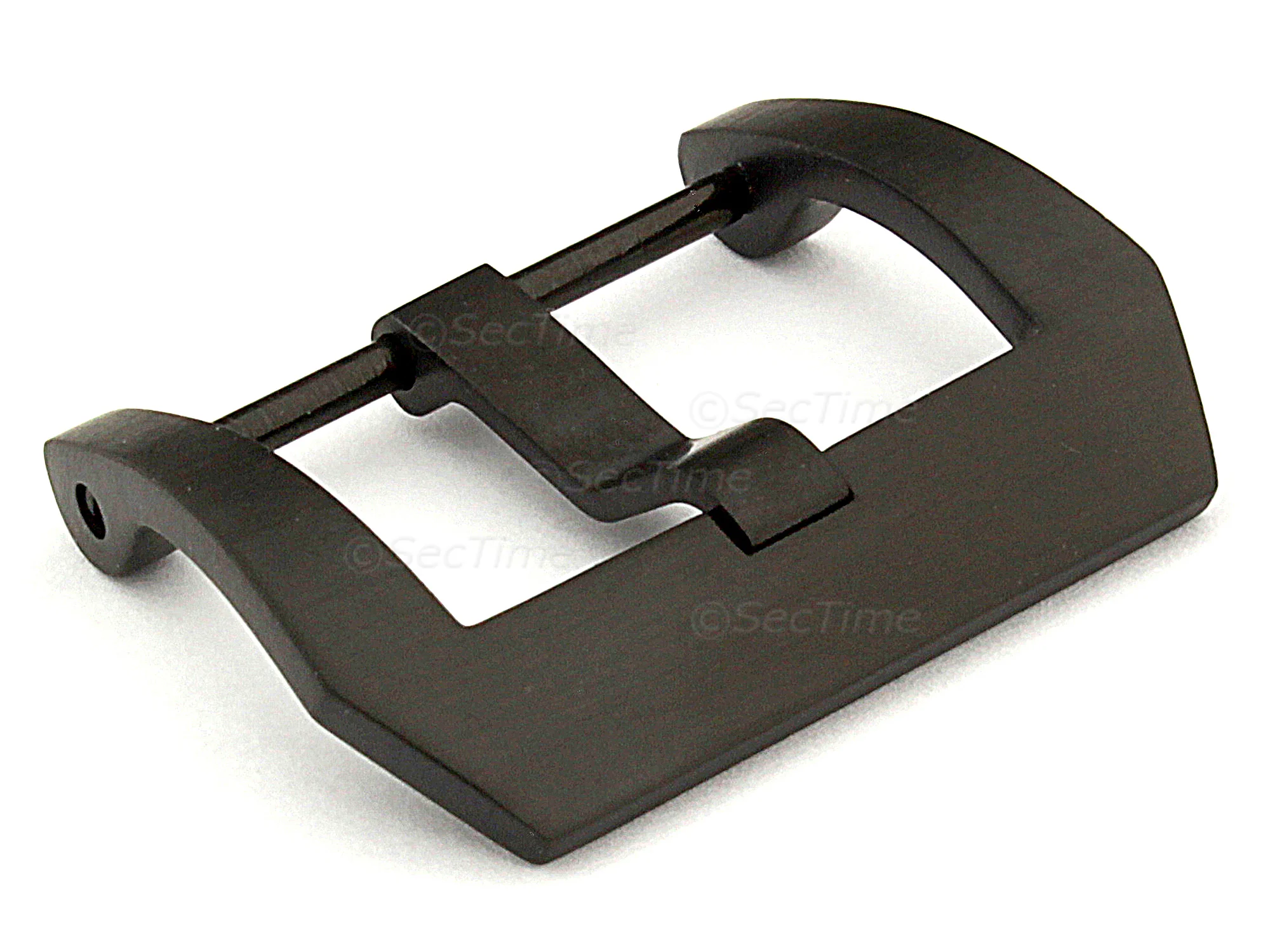 (image for) 26mm Black PVD Stainless Steel Trapezium Buckle fitted by Screw