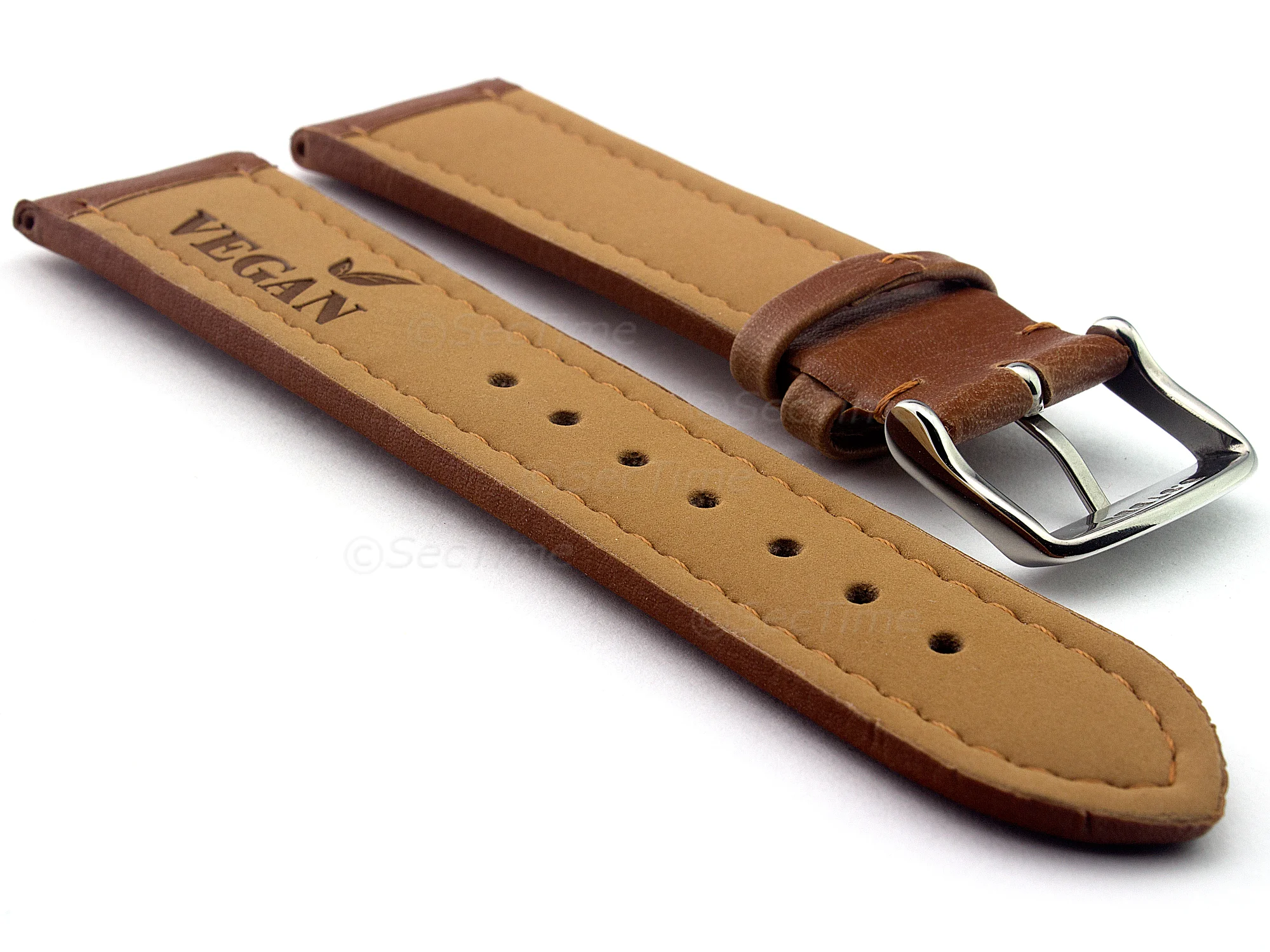 (image for) Real Corn Watch Strap Band Vegan RM Brown 18mm (1)