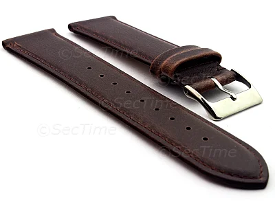 (image for) Real Corn Watch Strap Band Vegan SM Dark Brown 22mm