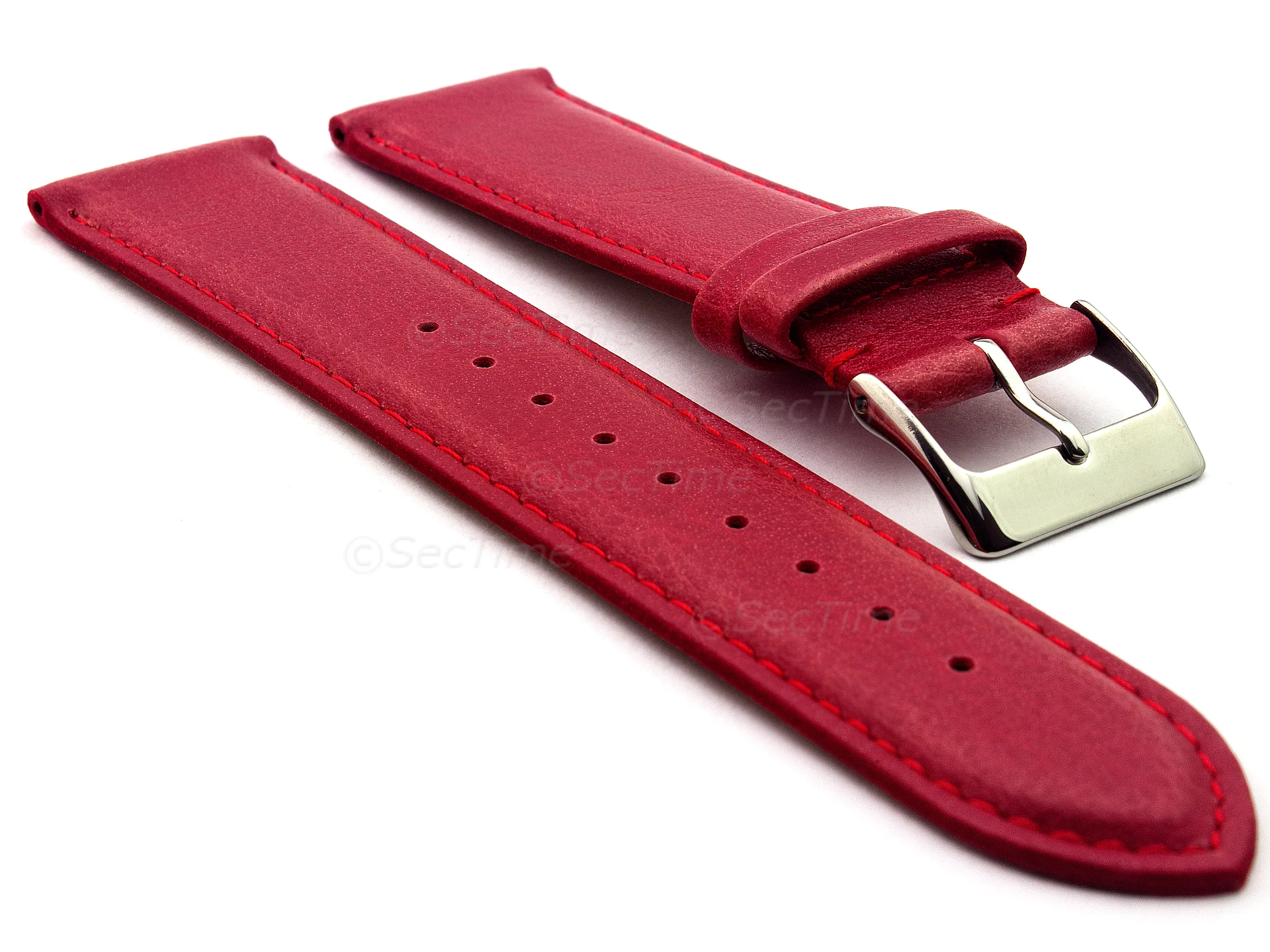 (image for) Real Corn Watch Strap Band Vegan SM Red 16mm