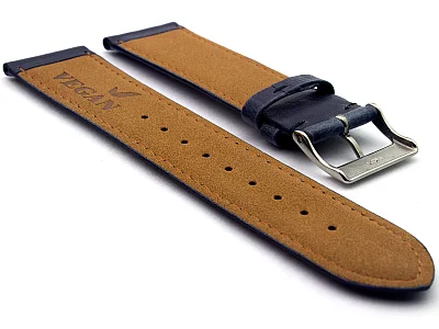 (image for) Real Corn Watch Strap Band Vegan SM Navy Blue 12mm (1)