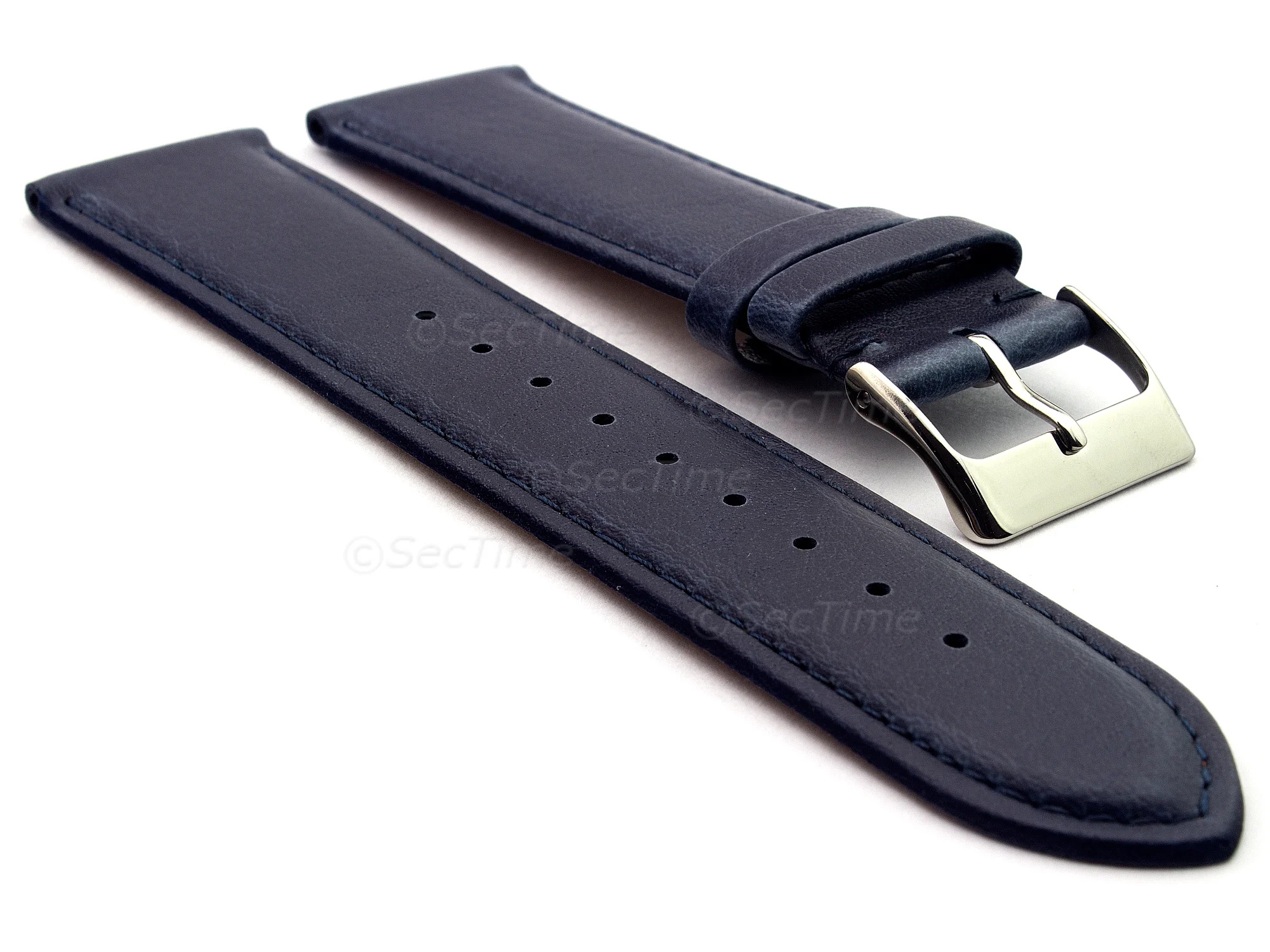 (image for) Real Corn Watch Strap Band Vegan SM Navy Blue 12mm