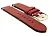 (image for) Genuine Leather Watch Strap Vintage Paris Red 22mm