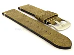(image for) Genuine Leather Watch Strap Vintage Paris Green 22mm