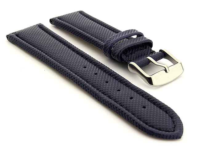 (image for) Polyurethane Waterproof Watch Strap Blue 22mm