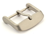 Matte Grey Stainless Steel Standard Watch Strap Buckle 20mm