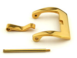 22mm Yellow Gold Stainless Steel Trapezium Buckle fitted by Screw