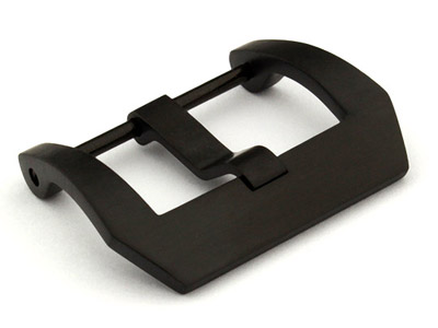 24mm Black PVD Stainless Steel Trapezium Buckle fitted by Screw 