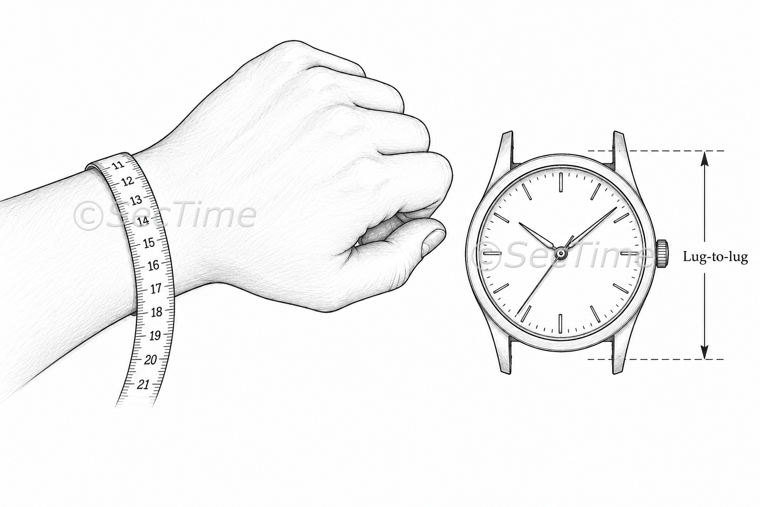 How to size a classic watch strap for your wrist