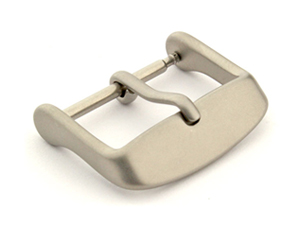 Matte Grey Stainless Steel Standard Watch Strap Buckle 26mm