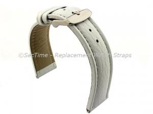 Watch Strap Band Freiburg RM Genuine Leather 20mm White/White