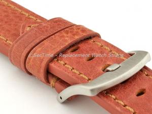 Replacement WATCH STRAP Luminor Genuine Leather Brown/Brown 22mm