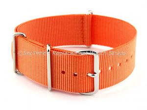 NATO G10 Watch Strap Military Nylon Divers (3 rings) Orange 18mm 