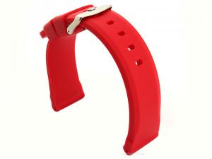 Silicone Watch Band Red SN 01