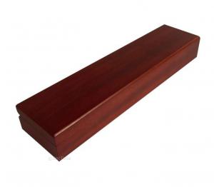 Classic Wooden Watch Box for 1 Wristwatch with Velour Finish Brown 02
