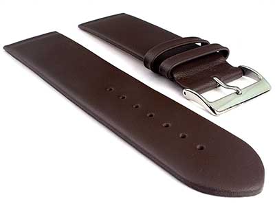 18mm Dark Brown Genuine Leather Watch Strap Band Milan Compatible with Skagen