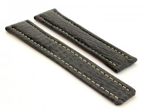 Shark Skin Watch Strap for Breitling Grey 01