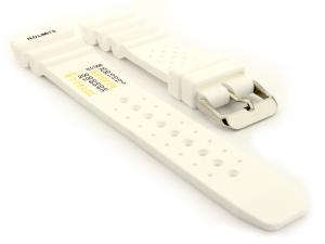 Silicone Rubber Watch Strap Band PRO Waterproof N.D.LIMITS White 24mm