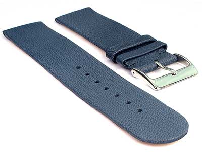 20mm Blue Genuine Leather Watch Strap Band Tact