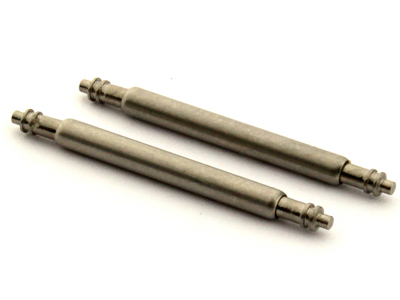 10 x Telescopic Ss. Double Flange Spring Bar Diameter 1.78mm - Width 40mm