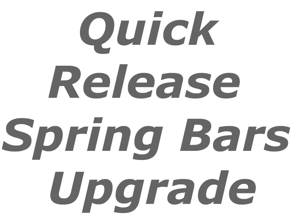 Upgrade from classic to quick release spring bars (a pair)