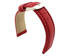 Watch Strap Band Freiburg RM Genuine Leather 22mm Red/White