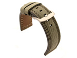 Waterproof Leather Watch Strap Galaxy Grey 28mm