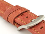 Replacement WATCH STRAP Luminor Genuine Leather Brown/Brown 24mm