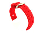 WATCH STRAP Silicon SPORTS Waterproof Stainless Steel Buckle Red/White 22mm