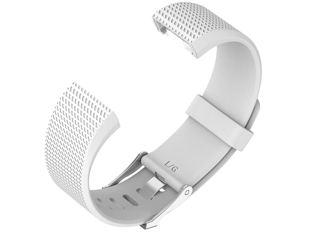 Replacement Silicone Watch Strap Band For Fitbit Charge 2 White - Small - 03