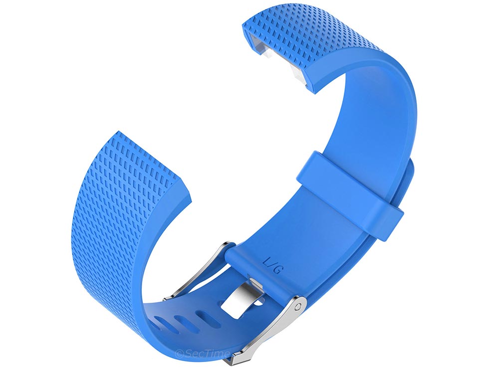 Replacement Silicone Watch Strap Band For Fitbit Charge 2 Sky Blue - Small - 03