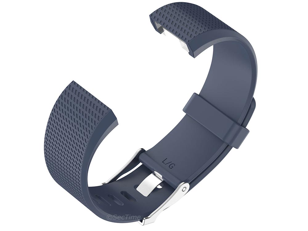 Replacement Silicone Watch Strap Band For Fitbit Charge 2 Slate - Large - 03