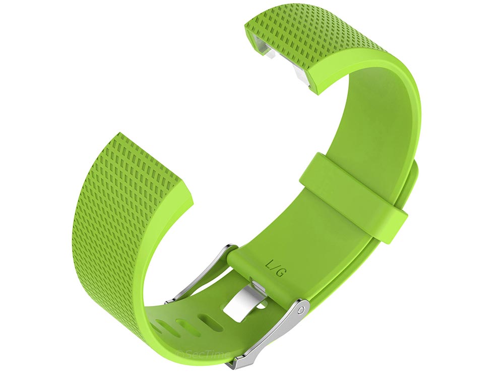 Replacement Silicone Watch Strap Band For Fitbit Charge 2 Green - Small - 03