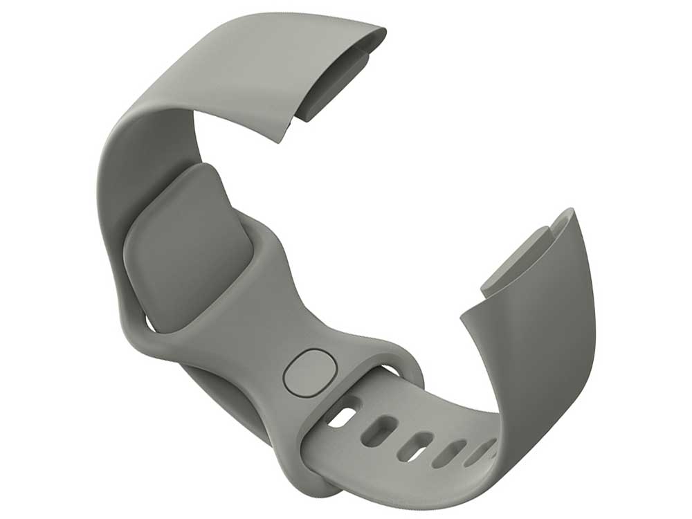 Replacement Silicone Watch Strap Band For Fitbit Charge 5 Grey - Small - 03