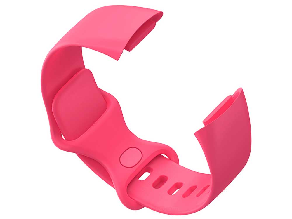 Replacement Silicone Watch Strap Band For Fitbit Charge 5 Pink - Small - 03