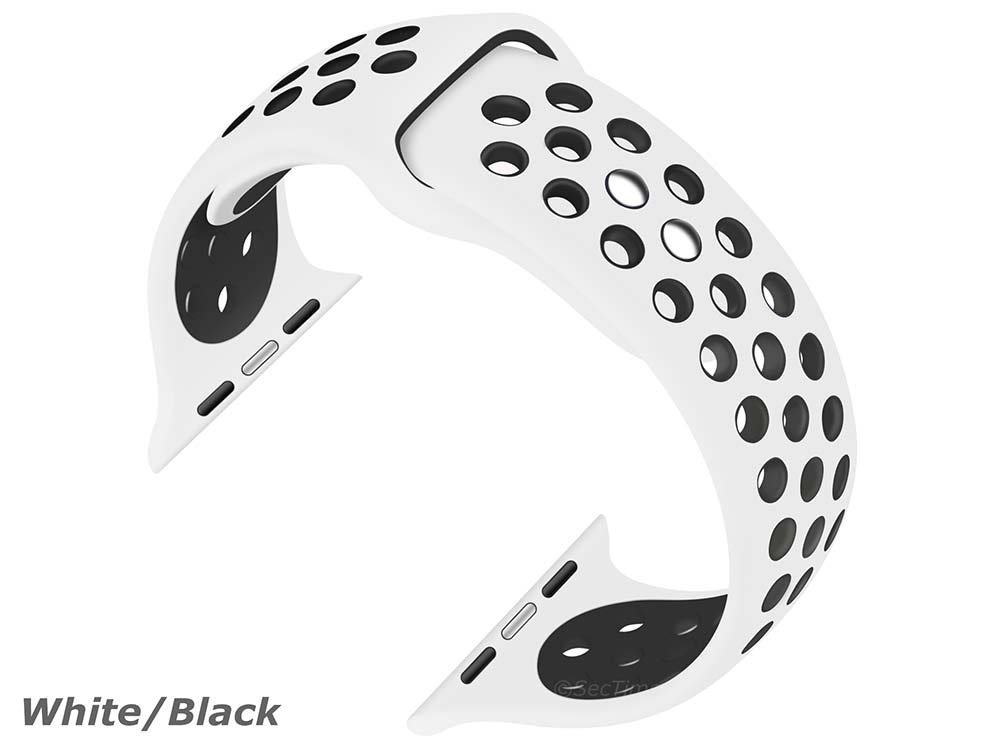 Perforated Silicone Watch Strap For Apple iWatch 38mm/40mm - Small