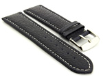 Extra Long Watch Band Freiburg Navy Blue / White 20mm