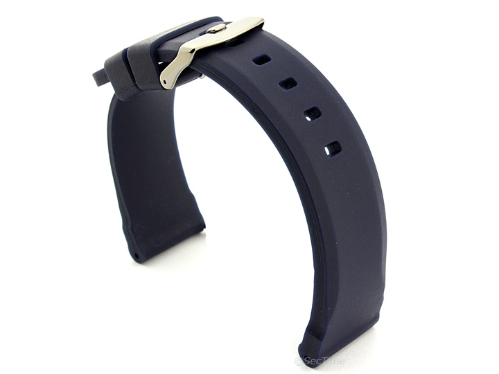 Silicone Watch Band Blue SN 02