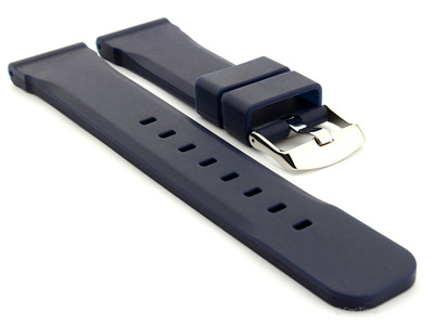 Silicone Watch Band SN Waterproof Blue 20mm