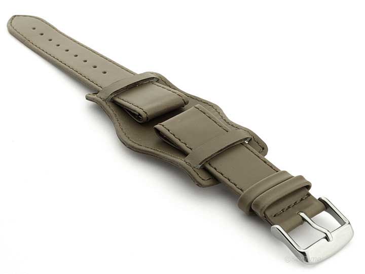Bund Watch Strap with Wrist Pad Mud 01 01