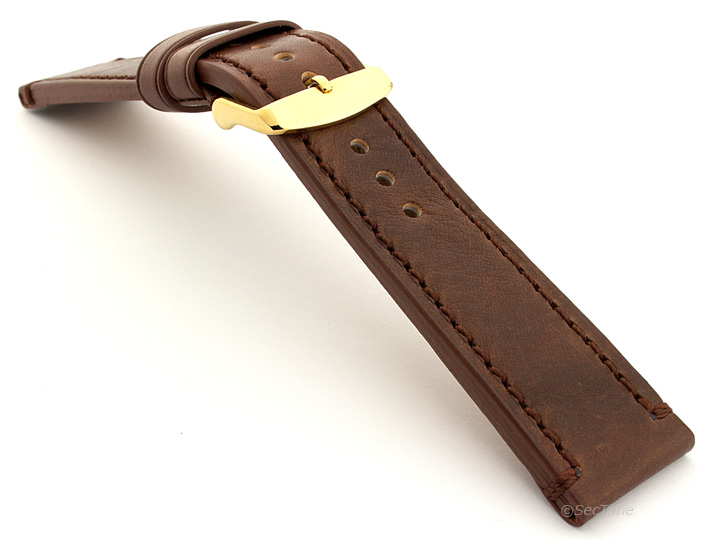 Grand Catalonia Watch Strap Dark Brown 03 04