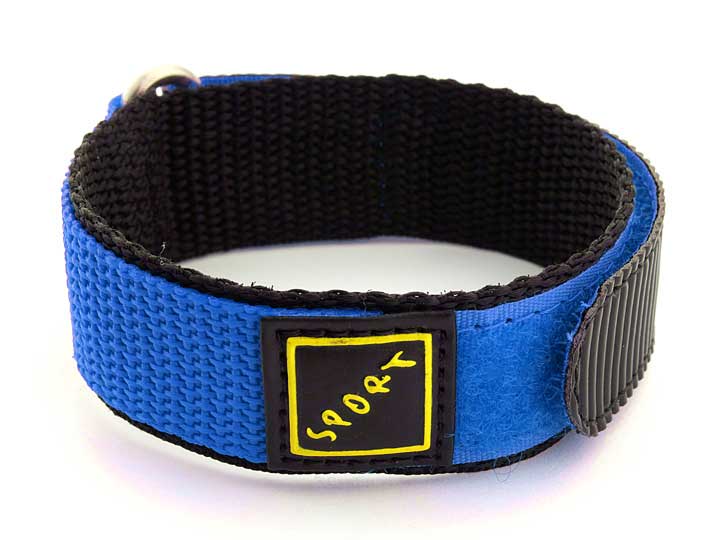 Hook & Loop Watch Strap Nylon Sky Blue Sport 02