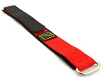 Hook & Loop Watch Strap Sport, Nylon Orange 14mm