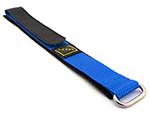 Hook & Loop Watch Strap Sport, Nylon Sky Blue 16mm